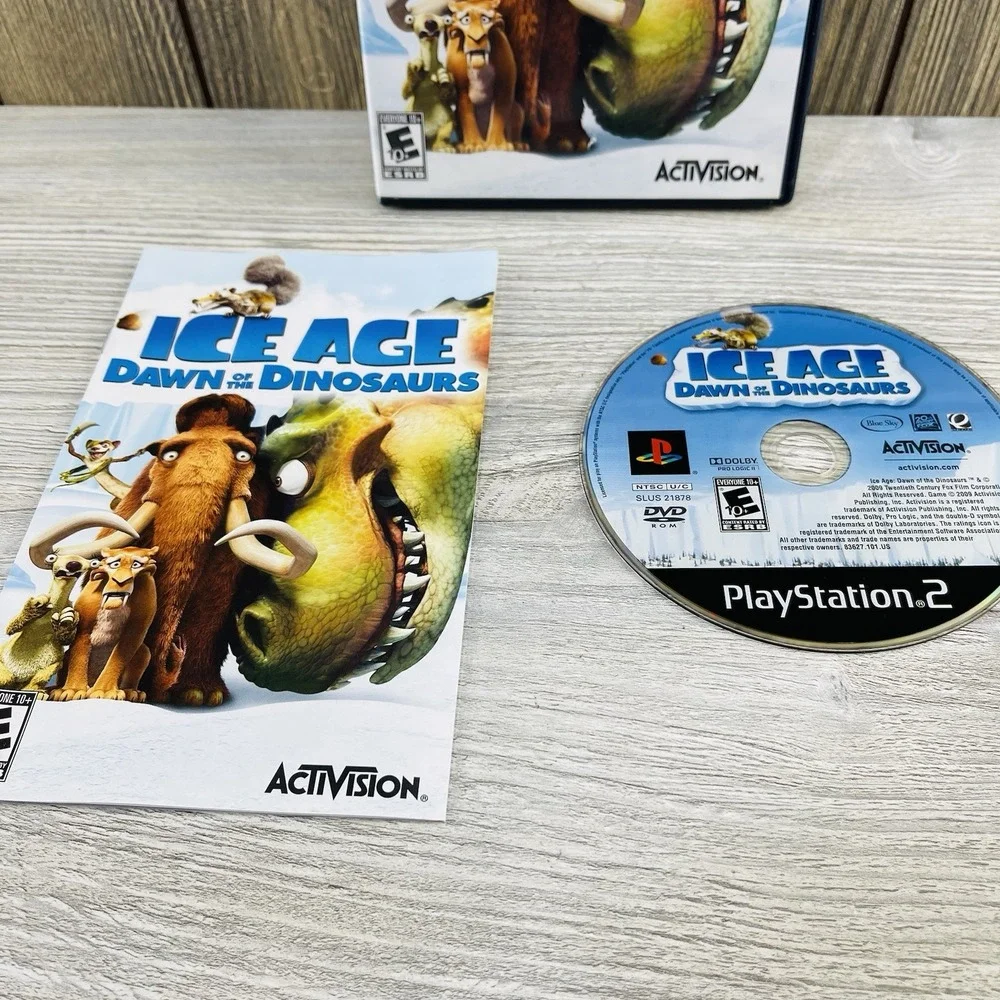 Ice Age: Dawn of the Dinosaurs (Sony PlayStation 2, 2009) - Complete Tested